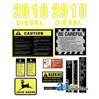JD2010 - Hood Decal Set