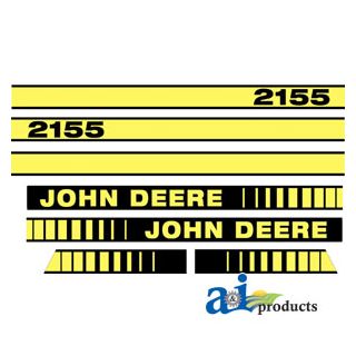 JD2155 - Hood Decal Set