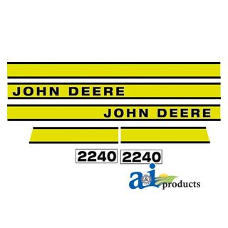 JD2240E - Hood Decal Set