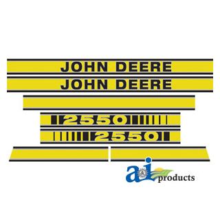 JD2550 - Hood Decal Set