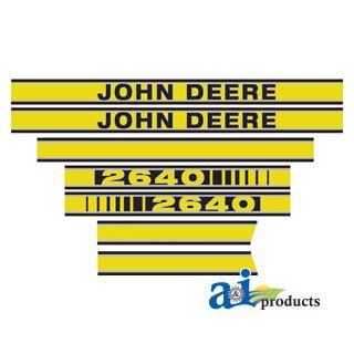 JD2640 - Hood Decal Set