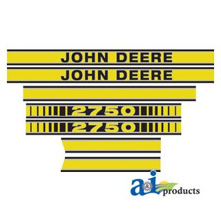 JD2750 - Hood Decal Set