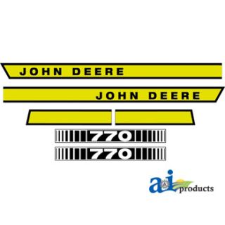 JD400 - Hood Decal Set