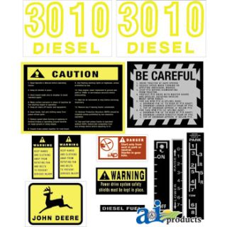 JD411S - Hood Decal Set