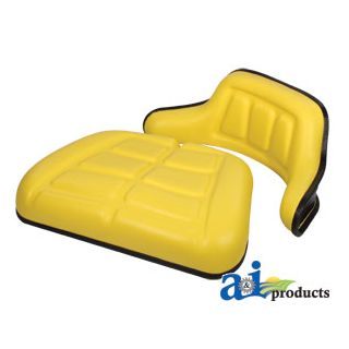 JD7000-SET - Rail Style Seat & Wrap Around Backrest (2 Pc. Set)