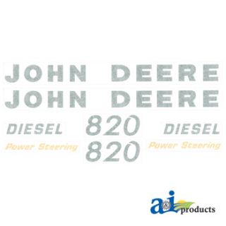JD820 - Hood Decal Set
