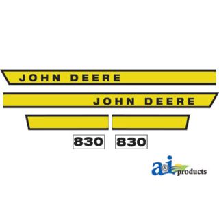 JD830L - Hood Decal Set