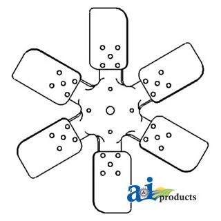 JE8600A - Fan (6 Blade, Pusher)