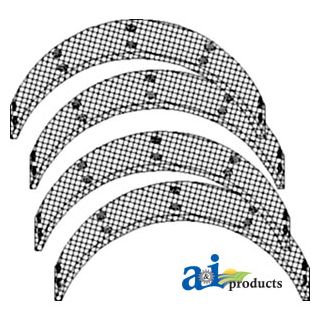 JT9170 - Brake Lining Kit (Set of 4 w/ Rivets)