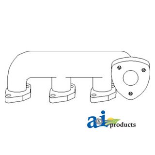 K907910 - Exhaust Manifold, Vertical