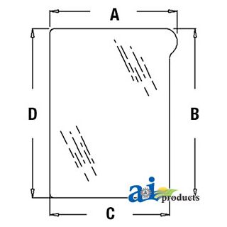 L151753 - Glass, Windshield, Lower (RH)
