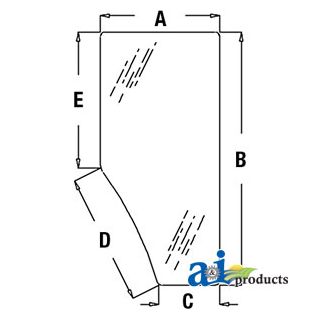 L169103 - Glass, Door (RH)