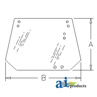 L57284 - Glass, Rear