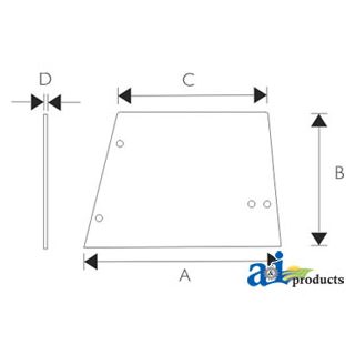 L57977 - Glass, Side (RH/LH)