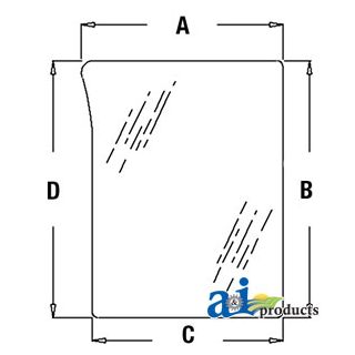 L78533 - Glass, Front, Lower (LH)