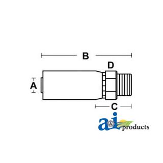 MB-12-16 - (HC-MB) Male Boss O-Ring - Rigid