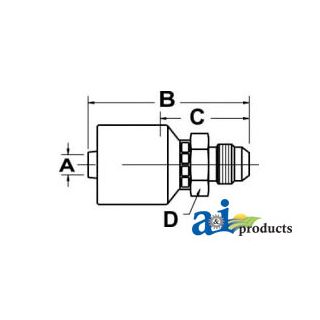 MJ-08-10-W - (HW-MJ) Male JIC 37