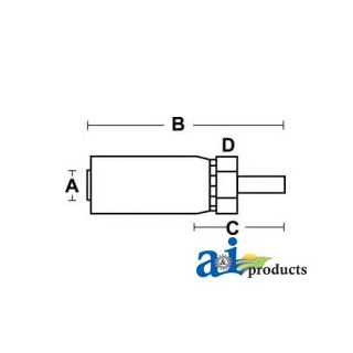 MMSP-10-20 - (HC-MMSP) Male Standpipe Metric S - Rigid - Straigh