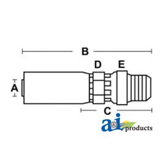 MPX-06-06-W - (HW-MPX) Male NPTF Pipe Swivel Connector