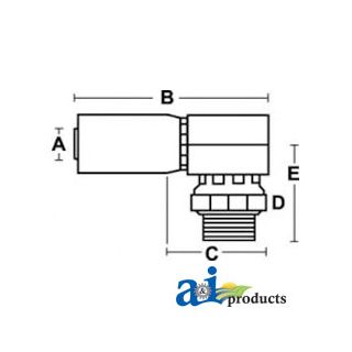 MPX90-08-08 - (HC-MPX90) Male NPTF - Pipe Swivel - 90 Deg