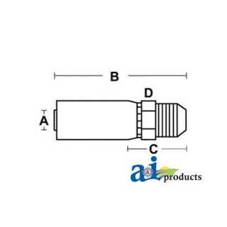 MS-12-12 - (HC-MS) Male SAE 45