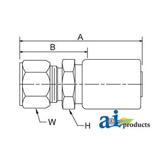 MT-04-06 - (HC-MT) Flareless Compression SAE J514