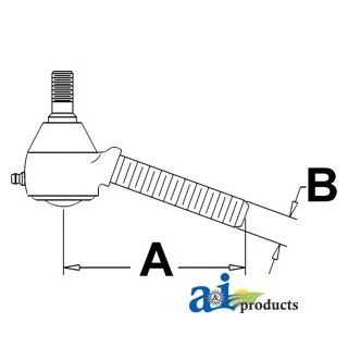 NAA33271A - Drag Link End, Rear