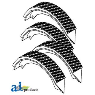NCA2218B - Brake Shoes, Drum Type