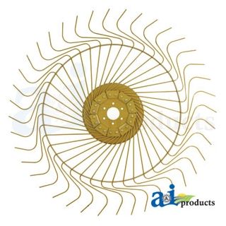 P20BG003 - Rake Wheel Complete, (RH) w/ 7mm Tines
