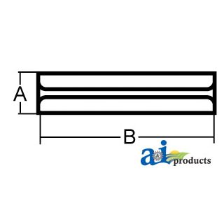P8X55 - Roll Pin, 8 MM x 55 MM, 2 pack