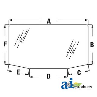R127903 - Glass, Rear; Tinted