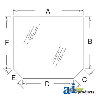 R129954 - Glass, Rear; Tinted