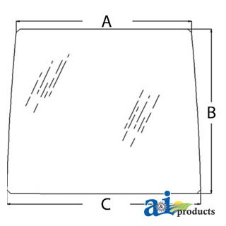 R204742 - Glass, Windshield, Front; Tinted