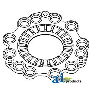 R41342 - Front PTO Plate, w/ Fins