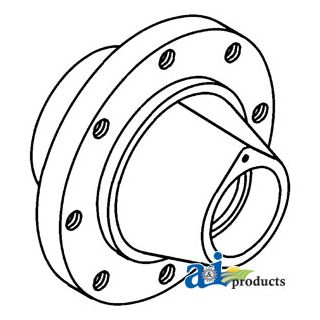 R63556 - Hub, Front Wheel (5/8" - 8 Bolt)