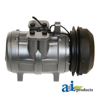 RE12513 - Compressor, New, Denso w/ Clutch (Ear mtd., 5.75 pull