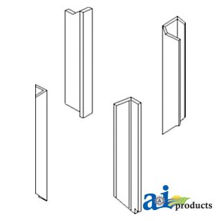 RE155149-B - Kit, Cab Post Upholstry, Brown