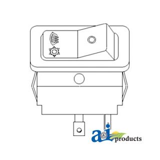 RE165815 - Switch, Toggle/Rocker (Demist)