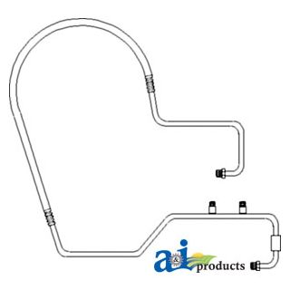 RE52546 - Line, Conden.Outlet Line To Evap. Inlet Line