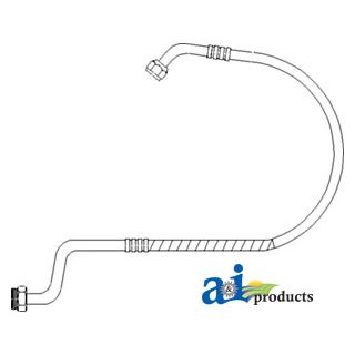 RE57314 - Line, Rtrn-Q.Cplr Sckt To Comp.