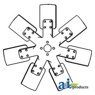 RE62634 - Fan, 7 Blade