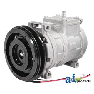 RE64024 - Compressor, New, Denso w/ Clutch