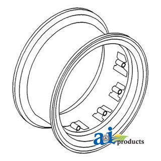 RW13288 - Rim, Rear Wheel 13" x 28" 8 Lug