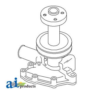 SBA145016071 - Pump, Water w/ Pulley
