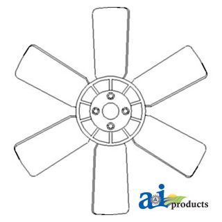 SBA145306270 - Fan, 6 Blade