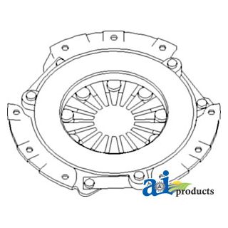 SBA320450160 - Pressure Plate: 7 1/4", Single, Diaphragm Type