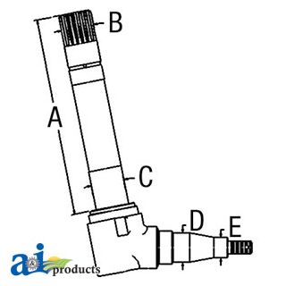 SBA330302010 - Spindle (RH)
