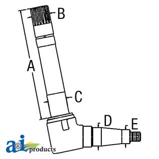 SBA330302070 - Spindle (RH)
