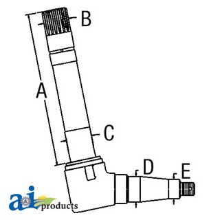 SBA330302570 - Spindle (LH)
