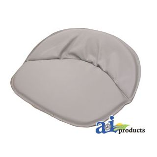 SP300-18 - Deluxe Tie-on Seat Pad for H&M Pans, SILVER